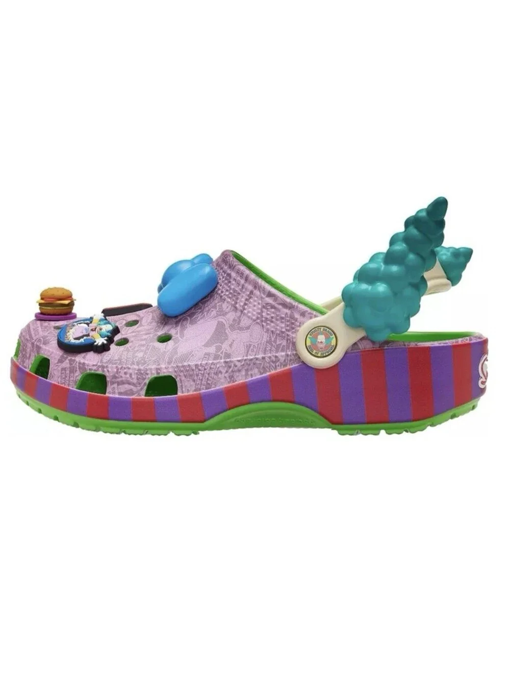 New Crocs x The Simpsons Krusty the Clown Clog Shoes Unisex Men’s 8 / Women’s 10